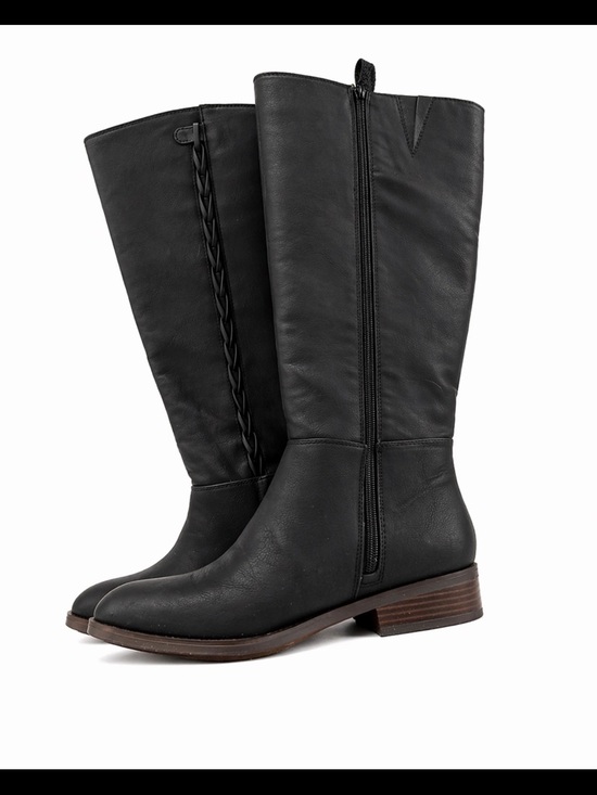 Lucky Brand Shoes - Lucky Brand Black Over-the-Knee Zip Boots